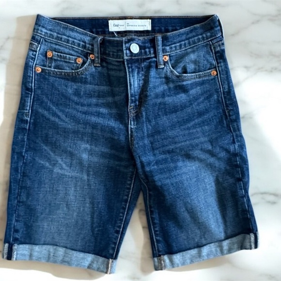 GAP Pants - Title: Classic Blue Denim Bermuda Shorts